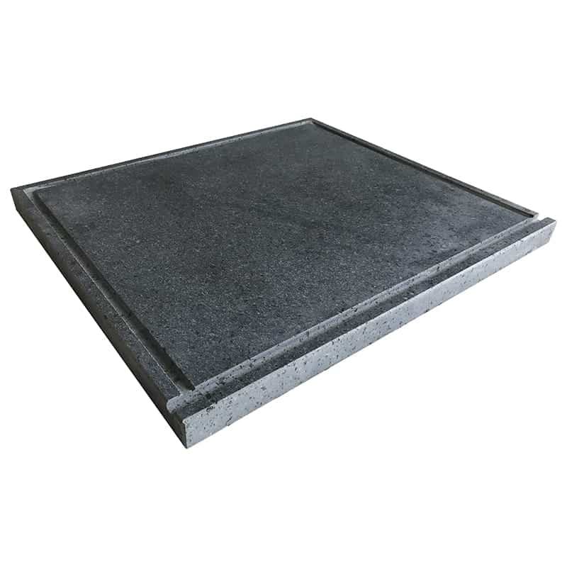 PIETRA LAVICA PER BARBECUE OLLARE GRIGLIA REFRATTARIA spessore 3cm ARTIGIANALE 30 x 30 cm 03 