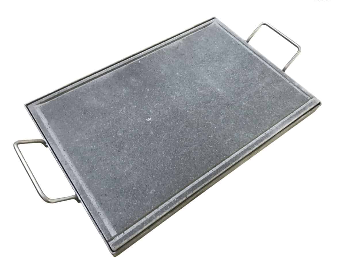 Telaio zincato base per barbecue in pietra lavica - spessore 3 cm