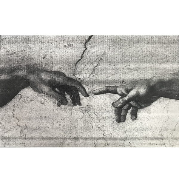 Foto incisione marmo - creazione Adamo
